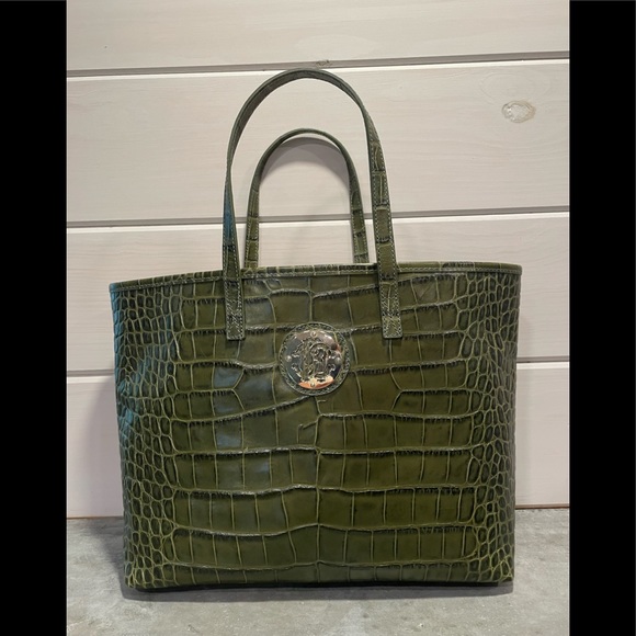 Roberto Cavalli moss green tote - purse NWT - Picture 15 of 15